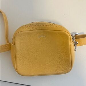 Levi's Yellow Leather Crossbody Bag